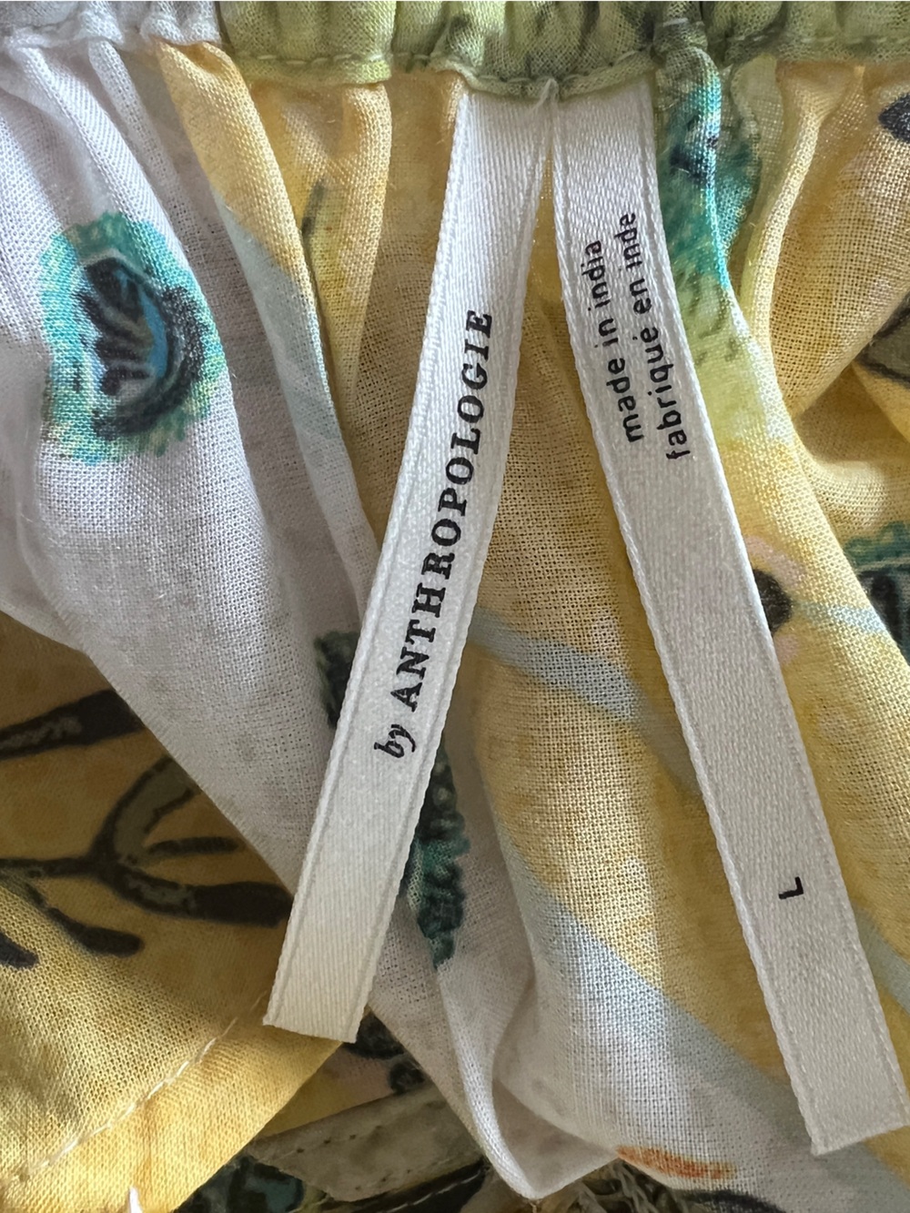 By Anthropologie Margaux Sleep Floral Dress Size L - Picture 10 of 16